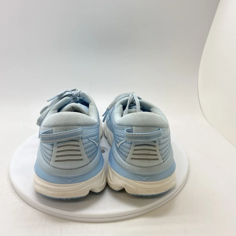 Hoka One One Sneakers Womens 8.5  Bondi 7 1110519 IRW Blue Gym Running Shoes